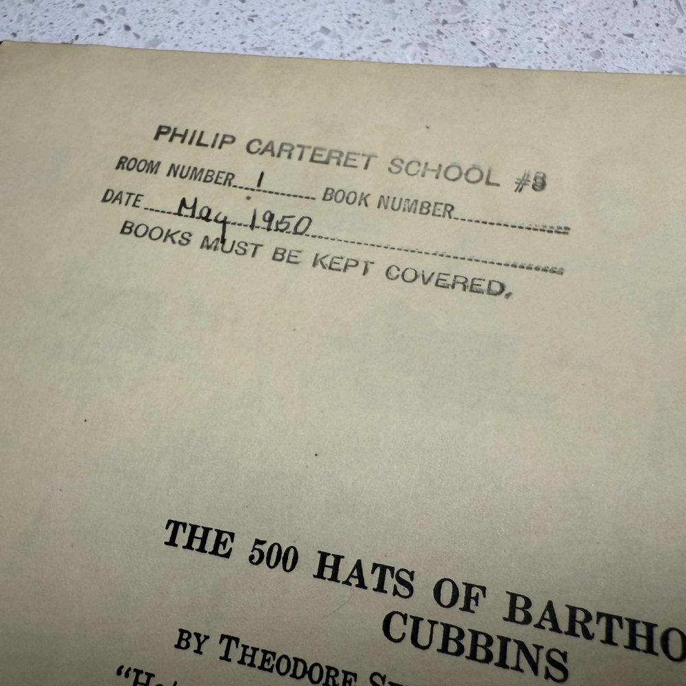 Vintage Dr Seuss The 500 Hats Of Bartholomew Cubbins Book Early Edition HC - Picture 5 of 7